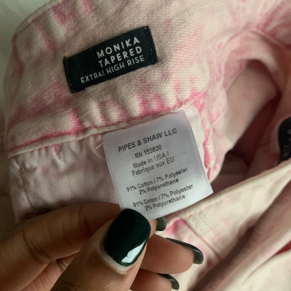 Veronica Beard Monika Tapered Acid Wash Jeans - Picture 9 of 10